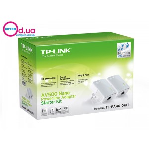 Сетевой адаптер PowerLine TP-LINK TL-PA4010KIT