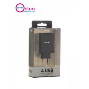 Сетевое зарядное устройство MTK 4USB P3618 Сетевое зарядное устройство MTK 4USB P3618