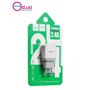 Сетевой адаптер HOCO C33A 2USB Сетевой адаптер HOCO C33A 2USB