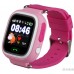 Смарт часы детские smart baby watch tw3 1.3'lcd pink с gps трекером