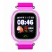 Смарт часы детские smart baby watch tw3 1.3'lcd pink с gps трекером