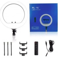  Кольцевая LED лампа RL-14 (36см) (3 крепления) (пульт) (сумка) [62] (10)