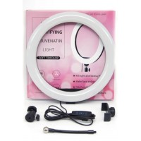  Кольцевая LED лампа S31 (1 крепл.тел) (управл. на проводе) (USB) (30см) (30)