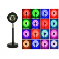 Проекционная лампа имитирующая рассвет и закат RGB + пульт F-20 (отличный выбор освещения для фотографий)