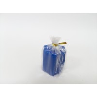 Свеча  Шестиугольник синяя