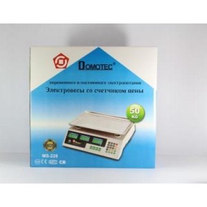 Весы торговые domotec acs 50kg ms-228 6V Весы торговые domotec acs 50kg ms-228 6V