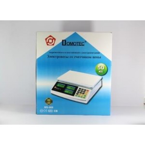 Весы торговые domotec acs 50kg ms-968 6v метал Весы торговые domotec acs 50kg ms-968 6v метал