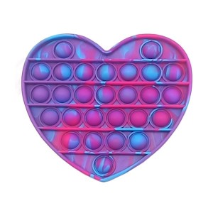 Антистрес Pop It Heart violet-red