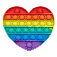 Антистрес Pop It MK 008 Серце Colour
