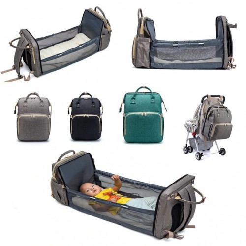 Дитячий портативний рюкзак-ліжечко Baby Travel Bed-Bag