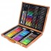 Набор для рисования в деревянном чемоданчике 150 предметов