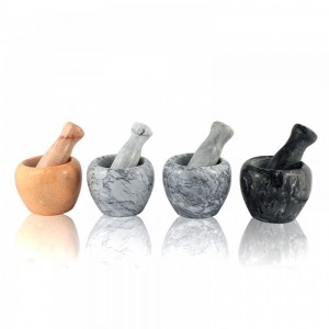 Каменная ступка с толкушкой (пестиком) мрамор Mortar (BH05-16) Каменная ступка с толкушкой (пестиком) мрамор Mortar (BH05-16)