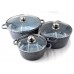 Набор кастрюль с крышками BN-324