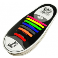 Шнурки силиконовые радужные GOOD BYE TIE