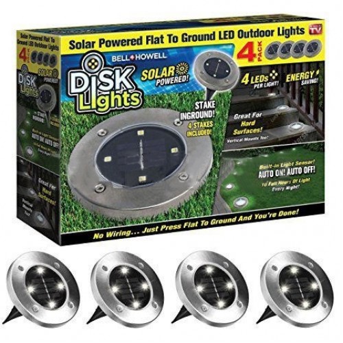Сонячні вуличні світильники Solar Disk lights
