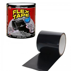 Водонепроникна ізоляційна стрічка Flex Tape 152 * 10 см Водонепроникна ізоляційна стрічка Flex Tape 152 * 10 см