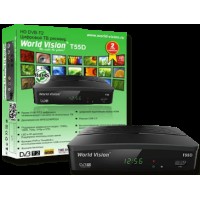 DVB T2 тюнер для цифрового ТВ World Vision T55D