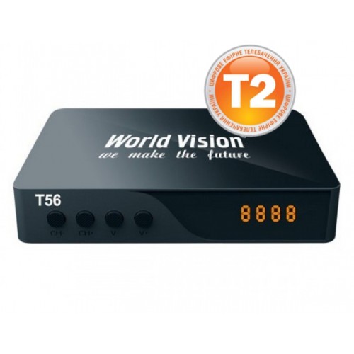 DVB T2 тюнер для цифрового ТВ World Vision T56