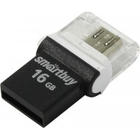 Флешка usb flash 16Gb Smartbuy POKO series Black