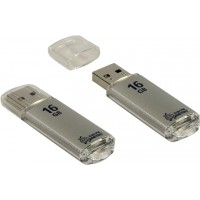 Флешка usb flash 16Gb Smartbuy V-Cut Silver