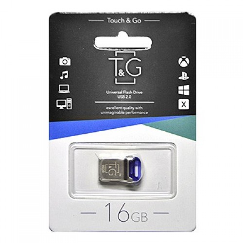 Флешка usb flash 16GB T&G 108 Metal series Silver