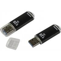 Флешка usb flash 3.0 Smartbuy 128GB V-Cut Black