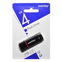 Флешка usb flash 4Gb Smartbuy Crown Black Флешка usb flash 4Gb Smartbuy Crown Black
