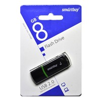 Флешка usb flash 8Gb Smartbuy Paean Black