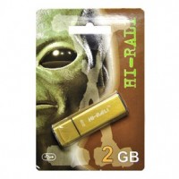Флешка usb flash Hi-Rali 2GB Vektor series Gold