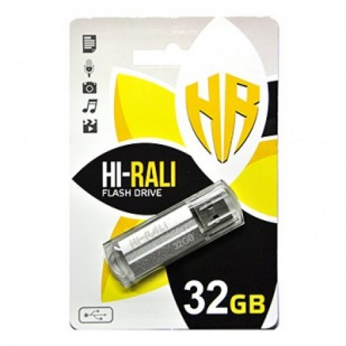 Флешка usb flash Hi-Rali 32GB Corsair series Silver