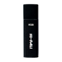 Флешка usb flash Hi-Rali 8GB Vektor series Black