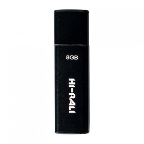 Флешка usb flash Hi-Rali 8GB Vektor series Black