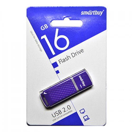 Флешка usb flash Smartbuy 16GB Quartz series Violet