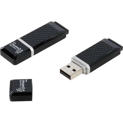 Флешка usb flash Smartbuy 32GB Quartz series Black (SB32GBQZ-K)
