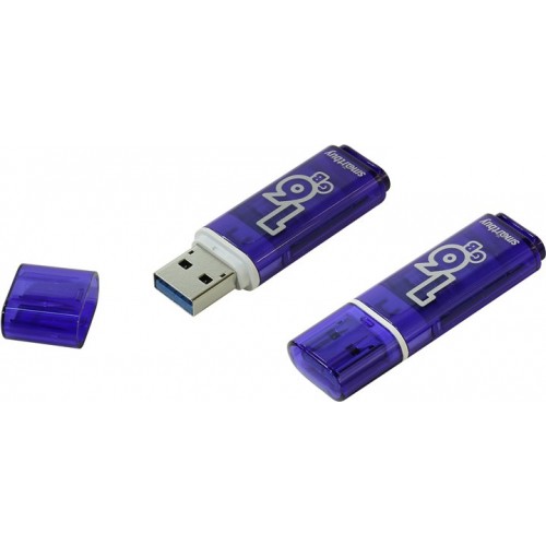 Флешка USB накопитель 3.0 Smartbuy 16GB Glossy series Dark Blue