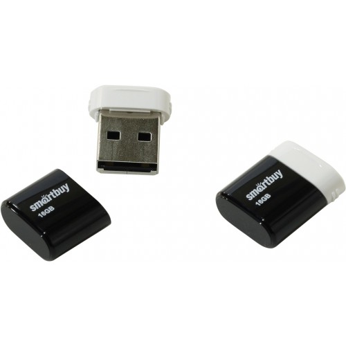 USB накопитель Smartbuy 16GB LARA Black
