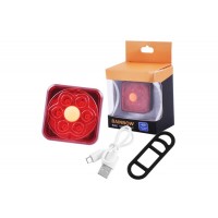 Велофонарь XFL-106-6SMD, ЗУ micro USB, встроенный аккумулятор