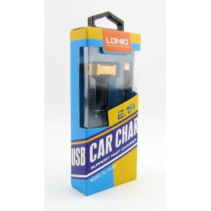 Автомобильное зарядное устройство 1USB 2.1A LDNIO DL-DC211 lightning Автомобильное зарядное устройство 1USB 2.1A LDNIO DL-DC211 lightning