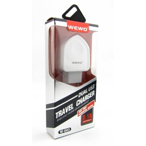 Сетевое зарядное устройство 2USB 2.1A WEWO W-003 Сетевое зарядное устройство 2USB 2.1A WEWO W-003