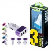 Зарядное устройство автомобильное RDX-141 3USB port 3400mAh без кабеля Зарядное устройство автомобильное RDX-141 3USB port 3400mAh без кабеля