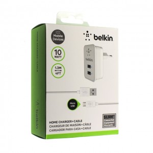 Зарядное устройство belkin f8053 micro usb 2usb Зарядное устройство belkin f8053 micro usb 2usb