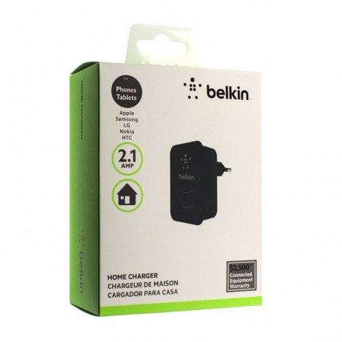 Зарядное устройство сетевое belkin f8053 2usb