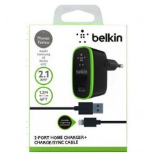 Зарядное устройство сетевое belkin f8m670  5 2usb