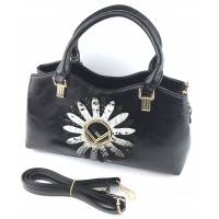 Женская сумка из кожзаменителя 72311 Black Женская сумка из кожзаменителя 72311 Black