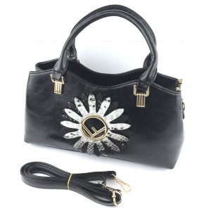 Женская сумка из кожзаменителя 72311 Black Женская сумка из кожзаменителя 72311 Black