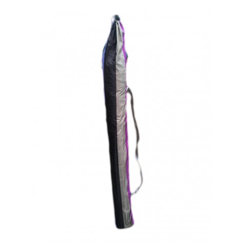 Пляжный зонт c серебряным напылением,регулировкой наклона, усиленими спицами (ромашка) 008P2