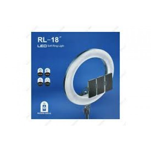 Кольцевая LED лампа RL-18 (45см) (3 крепления) (пульт) (сумка) (6)