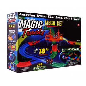 Детская гибкая игрушечная Дорога Magic Tracks 360 деталей (2 машинки) (9588 B) (24)
