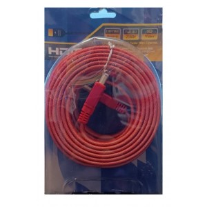 Кабель HDMI 5м плоский красный/синий (блистр)