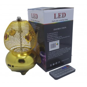 Лампа на поставке шар-сетка вращающийся RGB RHD-185 mp3+Мр3+Ду+USB (RD-5032) (50)
